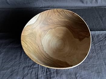 Amazon.co.jp: 須田二郎木工作家25.5cm×26.5㎝サラダボウル